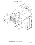 CONTAINER Diagram and Parts List for KUCC150S2  KitchenAid Trash Compactor