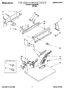 SECTION Diagram and Parts List for TEDL400BW0  Whirlpool Dryer