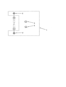 Miscellaneous Diagram and Parts List for 110C92962200  Kenmore Washer Dryer Combo