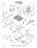 UNIT PARTS Diagram and Parts List for ED5GVEXVD07  Whirlpool Refrigerator