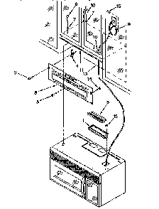Installation Diagram and Parts List for MH7116XBB6  Whirlpool Microwave
