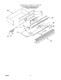 CONTROL PANEL Diagram and Parts List for SB160PEEB9  Whirlpool Wall Oven