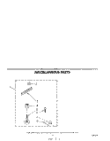 MISCELLANEOUS Diagram and Parts List for LA5300XPW2  Whirlpool Washer