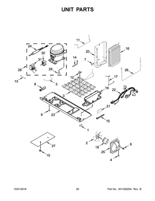 Part Location Diagram of W11293381 Whirlpool HARNS-WIRE