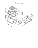 BROILER Diagram and Parts List for FGP335VL1  Roper Range