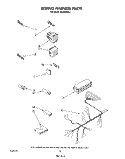 WIRING HARNESS Diagram and Parts List for DU7800XS1  Whirlpool Dishwasher