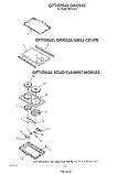 GRIDDLE , GRIDDLE/GRILL COVER Diagram and Parts List for N9157L0  Roper Range