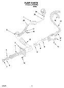 PUMP PARTS, OPTIONAL PARTS (NOT INCLUDED) Diagram and Parts List for LHW0050PQ1  Whirlpool Washer