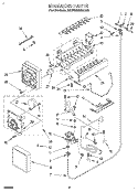 ICEMAKER, LIT/OPTIONAL Diagram and Parts List for KSSS36MAX05  KitchenAid Refrigerator