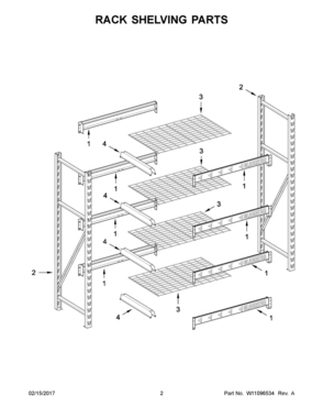 Part Location Diagram of W11102073 Whirlpool CHANNEL