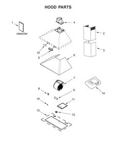 Part Location Diagram of W10735352 Whirlpool COVER-BASE