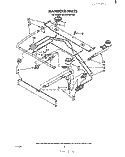 MANIFOLD Diagram and Parts List for SF310PSPW0  Whirlpool Range