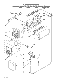 ICE MAKER Diagram and Parts List for KTRC19MKSS00  KitchenAid Refrigerator