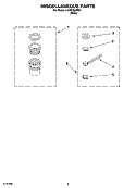 MISCELLANEOUS  PARTS, OPTIONAL PARTS (NOT INCLUDED) Diagram and Parts List for CAWC529PQ1  Crosley Washer