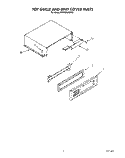 TOP GRILLE AND UNIT COVER Diagram and Parts List for KSSS36MWX01  KitchenAid Refrigerator