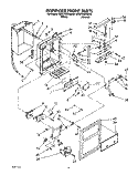 DISPENSER FRONT Diagram and Parts List for 8ED27DQXAN03  Whirlpool Refrigerator