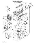 ICEMAKER, LITERATURE/OPTIONAL Diagram and Parts List for KSSS36DAW04  KitchenAid Refrigerator