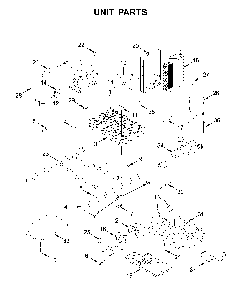 Unit parts Diagram and Parts List for WRS311SDHM04  Whirlpool Refrigerator