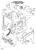 Part Location Diagram of WP3403363 Whirlpool Door