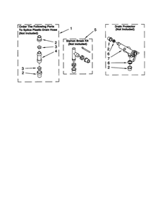 Water System Diagram and Parts List for 11021884000  Kenmore Washer