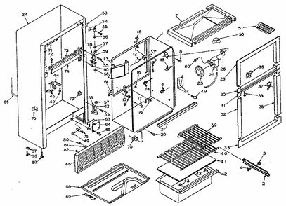 Part Location Diagram of 527299 Whirlpool Cover