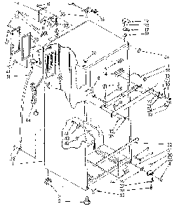 Cabinet Diagram and Parts List for ET16JKXSN02  Whirlpool Refrigerator