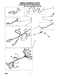 WIRING HARNESS Diagram and Parts List for RB170PXYB7  Whirlpool Wall Oven