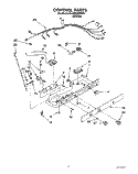 CONTROL Diagram and Parts List for 3XARG485WP01  Whirlpool Refrigerator