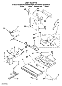 UNIT PARTS Diagram and Parts List for GB2SHDXTS01  Whirlpool Refrigerator