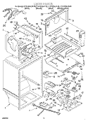 LINER Diagram and Parts List for KTRC22MJWH00  KitchenAid Refrigerator