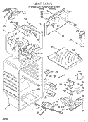 LINER Diagram and Parts List for KTRP19KJBT01  KitchenAid Refrigerator
