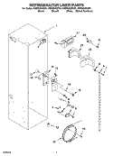 REFRIGERATOR LINER Diagram and Parts List for KSSS36QKT01  KitchenAid Refrigerator