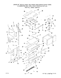 UPPER OVEN PEDESTAL Diagram and Parts List for 1895^0A  Whirlpool Wall Oven