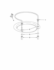 Heater Parts Diagram and Parts List for 66517742K015  Kenmore Dishwasher