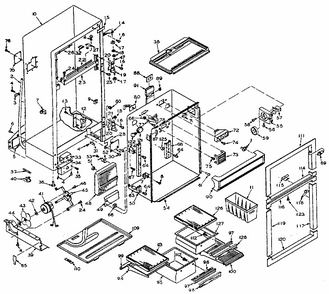 Part Location Diagram of 516864 Whirlpool Access panel