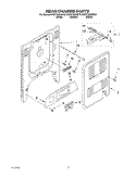 REAR CHASSIS Diagram and Parts List for KGST300HBT9  KitchenAid Range