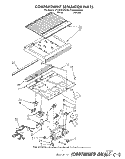 COMPARTMENT SEPARATOR Diagram and Parts List for ET22DKXWW00  Whirlpool Refrigerator