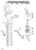 Part Location Diagram of 2315941 Whirlpool Ice Container (Complete)