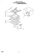 UNIT Diagram and Parts List for RB760PXBB0  Whirlpool Wall Oven