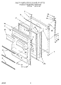 REFRIGERATOR DOOR Diagram and Parts List for ET20NMXAW02  Whirlpool Refrigerator