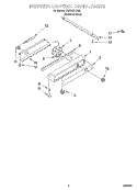 FREEZER CONTROL PANEL Diagram and Parts List for KSSS42FJX00  KitchenAid Refrigerator
