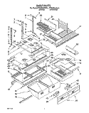 SHELF, LIT/OPTIONAL Diagram and Parts List for KTRC22KAAL01  Whirlpool Refrigerator