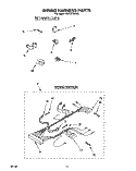 WIRING HARNESS Diagram and Parts List for RAX7245AW0  Roper Washer