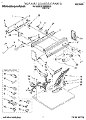 TOP AND CONSOLE, LIT/OPTIONAL Diagram and Parts List for KGYE679BBL0  KitchenAid Dryer