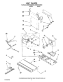 UNIT PARTS Diagram and Parts List for EB9FVHXWQ02  Whirlpool Refrigerator