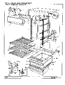 03 - Fresh Food Compartment Diagram and Parts List for RC20KA-2A  Whirlpool Refrigerator