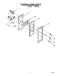 CONTROL PANEL Diagram and Parts List for SE960PEYN3  Whirlpool Range