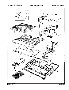 03 - Freezer Compartment Diagram and Parts List for RB23JA-4A  Whirlpool Refrigerator