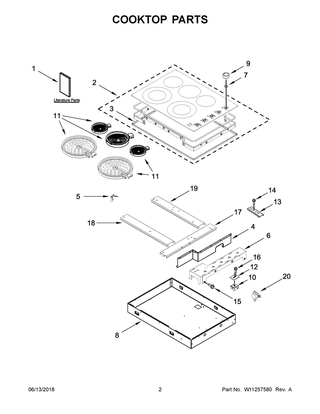 Part Location Diagram of W11259362 Whirlpool SWITCH-INF