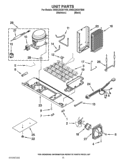 UNIT PARTS Diagram and Parts List for 6WSC20C6YB00  Whirlpool Refrigerator